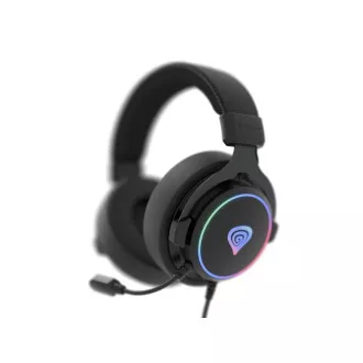 Gaming-Headset mit Mikrofon Genesis NEON 764/7.1/USB/Kabel/Ständer/Schwarz