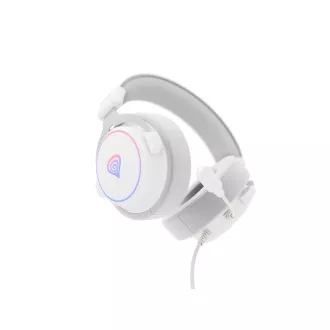 Gaming-Headset mit Mikrofon Genesis NEON 764/7.1/USB/Draht/Stand/Weiß