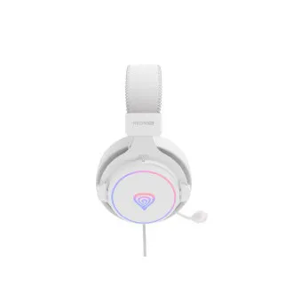 Gaming-Headset mit Mikrofon Genesis NEON 764/7.1/USB/Draht/Stand/Weiß