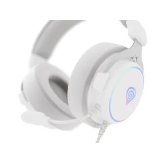 Gaming-Headset mit Mikrofon Genesis NEON 764/7.1/USB/Draht/Stand/Weiß