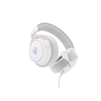 Gaming-Headset mit Mikrofon Genesis NEON 764/7.1/USB/Draht/Stand/Weiß