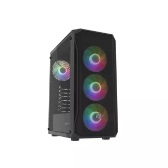 PC-Gehäuse Fury SHOBO/Midi Tower/Transpar./Schwarz PC-Gehäuse Fury SHOBO/Midi Tower/Transpar./Schwarz