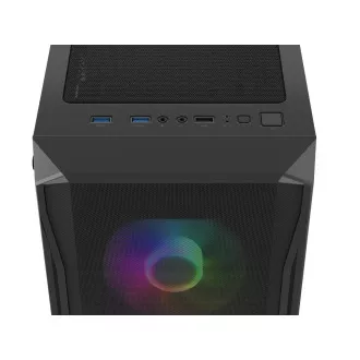 PC-Gehäuse Fury SHOBO/Midi Tower/Transpar./Schwarz PC-Gehäuse Fury SHOBO/Midi Tower/Transpar./Schwarz