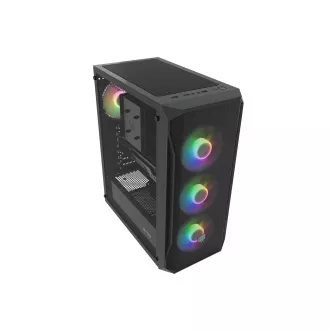 PC-Gehäuse Fury SHOBO/Midi Tower/Transpar./Schwarz PC-Gehäuse Fury SHOBO/Midi Tower/Transpar./Schwarz