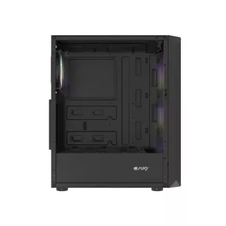 PC-Gehäuse Fury SHOBO/Midi Tower/Transpar./Schwarz PC-Gehäuse Fury SHOBO/Midi Tower/Transpar./Schwarz