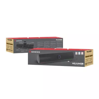 Genesis HELIUM 312BT/Stereo/10W/Schwarz Gaming-Soundbar Genesis HELIUM 312BT/Stereo/10W/Schwarz Gaming-Soundbar