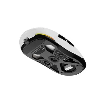 Genesis Gaming Maus ZIRCON 660/Gaming/Optisch/12.000 DPI/Kabellos/Kabellos/Weiß
