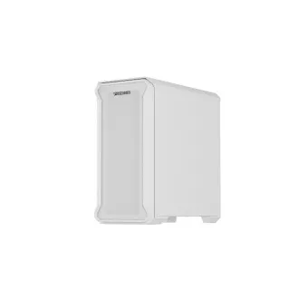 Computergehäuse Genesis IRID 503 ARGB LITE/Mini Tower/Transparent/Weiß