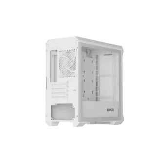 Computergehäuse Genesis IRID 503 ARGB LITE/Mini Tower/Transparent/Weiß