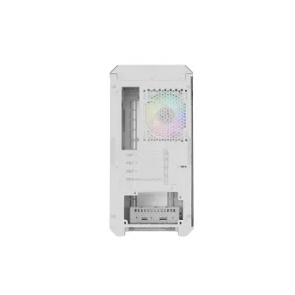 Computergehäuse Genesis IRID 503 ARGB LITE/Mini Tower/Transparent/Weiß
