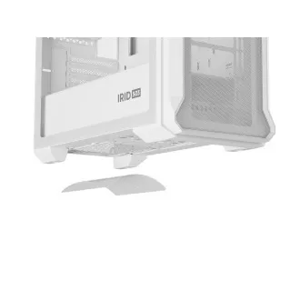 Computergehäuse Genesis IRID 503 ARGB LITE/Mini Tower/Transparent/Weiß
