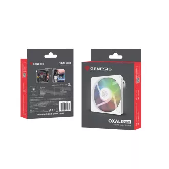 Lüfter Genesis OXAL 120 ARGB, Weiß Lüfter Genesis OXAL 120 ARGB, Weiß