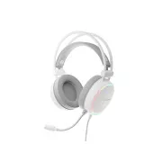 Gaming-Headset mit Mikrofon Genesis NEON 613 G2/Buchse/Ständer/weiß