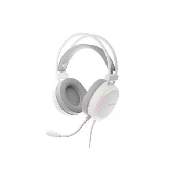 Gaming-Headset mit Mikrofon Genesis NEON 613 G2/Buchse/Ständer/weiß Gaming-Headset mit Mikrofon Genesis NEON 613 G2/Buchse/Ständer/weiß