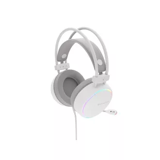 Gaming-Headset mit Mikrofon Genesis NEON 613 G2/Buchse/Ständer/weiß Gaming-Headset mit Mikrofon Genesis NEON 613 G2/Buchse/Ständer/weiß