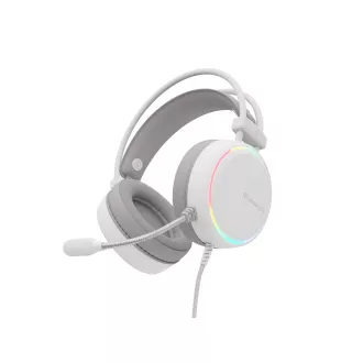 Gaming-Headset mit Mikrofon Genesis NEON 613 G2/Buchse/Ständer/weiß Gaming-Headset mit Mikrofon Genesis NEON 613 G2/Buchse/Ständer/weiß
