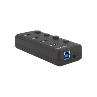 Natec Mantis 2 aktiver Hub mit Ladefunktion 4x USB 3.0 HUB, Schalter, Netzgerät Natec Mantis 2 aktiver Hub mit Ladefunktion 4x USB 3.0 HUB, Schalter, Netzgerät