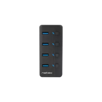 Natec Mantis 2 aktiver Hub mit Ladefunktion 4x USB 3.0 HUB, Schalter, Netzgerät Natec Mantis 2 aktiver Hub mit Ladefunktion 4x USB 3.0 HUB, Schalter, Netzgerät