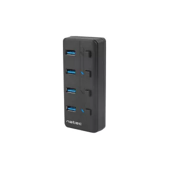 Natec Mantis 2 aktiver Hub mit Ladefunktion 4x USB 3.0 HUB, Schalter, Netzgerät Natec Mantis 2 aktiver Hub mit Ladefunktion 4x USB 3.0 HUB, Schalter, Netzgerät