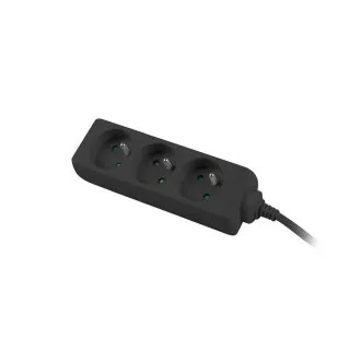 Verlängerungskabel Lanberg PS0, 3 Steckdosen, 1,5m, schwarz Verlängerungskabel Lanberg PS0, 3 Steckdosen, 1,5m, schwarz
