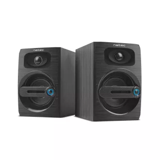 Natec Lautsprecher COUGAR/Stereo/6W/Schwarz Natec Lautsprecher COUGAR/Stereo/6W/Schwarz