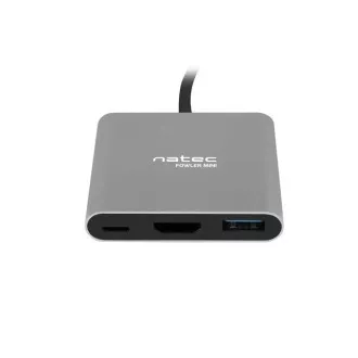 Natec Multiport-Adapter Fowler MINI USB-C PD, USB 3.0, HDMI 4K