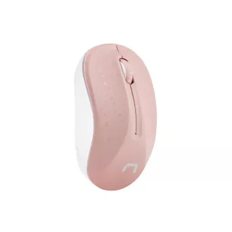 Natec Optische Maus TOUCAN/1600 DPI/Test/Optisch/1 600 DPI/Kabellos USB/Weiß-Rosa