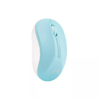 Natec Optische Maus TOUCAN/1600 DPI/Prüfung/Optisch/1 600 DPI/Kabellos USB/Weiß-Blau Natec Optische Maus TOUCAN/1600 DPI/Prüfung/Optisch/1 600 DPI/Kabellos USB/Weiß-Blau