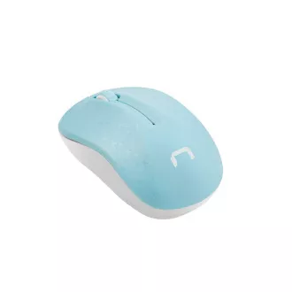 Natec Optische Maus TOUCAN/1600 DPI/Prüfung/Optisch/1 600 DPI/Kabellos USB/Weiß-Blau Natec Optische Maus TOUCAN/1600 DPI/Prüfung/Optisch/1 600 DPI/Kabellos USB/Weiß-Blau