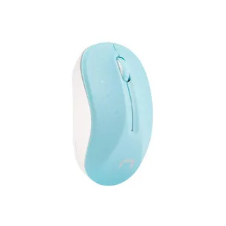 Natec Optische Maus TOUCAN/1600 DPI/Prüfung/Optisch/1 600 DPI/Kabellos USB/Weiß-Blau