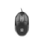 Natec Optische Maus VIREO 2/1000 DPI/Office/Optisch/1000 DPI/Kabellos USB/Schwarz