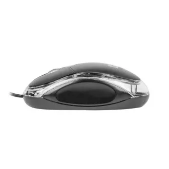 Natec Optische Maus VIREO 2/1000 DPI/Office/Optisch/1000 DPI/Kabellos USB/Schwarz