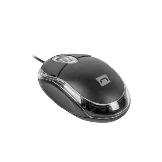 Natec Optische Maus VIREO 2/1000 DPI/Office/Optisch/1000 DPI/Kabellos USB/Schwarz