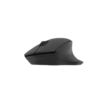 Natec optische Maus SISKIN 2/Büro/Optisch/Rechtshänder/1 600 DPI/USB BT/Schwarz