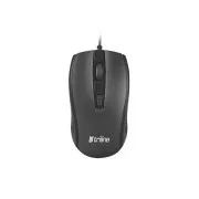 NATEC optische Maus TRILINE 2, 1600DPI, schwarz 1,8 m