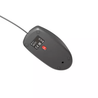Natec Optische Maus RUFF Plus 1200 DPI/Büro/Optik/1 200 DPI/Drahtlos USB/Schwarz
