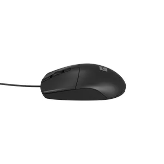 Natec Optische Maus RUFF Plus 1200 DPI/Büro/Optik/1 200 DPI/Drahtlos USB/Schwarz