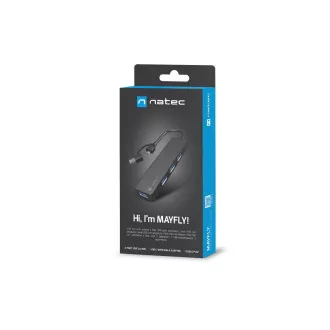 Natec MAYFLY Hub 4xUSB-A 3.0 HUB USB-A Adapter Natec MAYFLY Hub 4xUSB-A 3.0 HUB USB-A Adapter