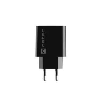 Natec RIBERA 18W 1X USB-A Universal-Ladegerät, schwarz Natec RIBERA 18W 1X USB-A Universal-Ladegerät, schwarz
