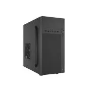 Natec HELIX USB-C/Micro ATX/Schwarzes Computergehäuse