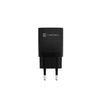 Universal USB-Ladegerät Natec RIBERA GaN 30 W, 1X USB-A, 1X USB-C, schwarz Universal USB-Ladegerät Natec RIBERA GaN 30 W, 1X USB-A, 1X USB-C, schwarz