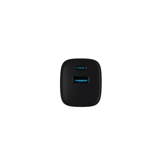 Universal USB-Ladegerät Natec RIBERA GaN 30 W, 1X USB-A, 1X USB-C, schwarz Universal USB-Ladegerät Natec RIBERA GaN 30 W, 1X USB-A, 1X USB-C, schwarz