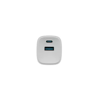 Universal USB-Ladegerät Natec RIBERA GaN 30W, 1X USB-A, 1X USB-C, Weiß Universal USB-Ladegerät Natec RIBERA GaN 30W, 1X USB-A, 1X USB-C, Weiß