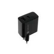 Universal USB-Ladegerät Natec RIBERA GaN 45W, 1X USB-A, 1X USB-C, schwarz