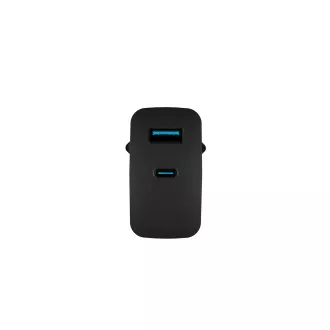 Universal USB-Ladegerät Natec RIBERA GaN 45W, 1X USB-A, 1X USB-C, schwarz Universal USB-Ladegerät Natec RIBERA GaN 45W, 1X USB-A, 1X USB-C, schwarz