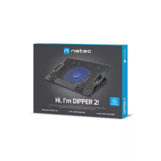 Kühlkissen für nb Natec DIPPER 2, 12,1-17,3", LED, 1xLüfter, 2xUSB Kühlkissen für nb Natec DIPPER 2, 12,1-17,3", LED, 1xLüfter, 2xUSB