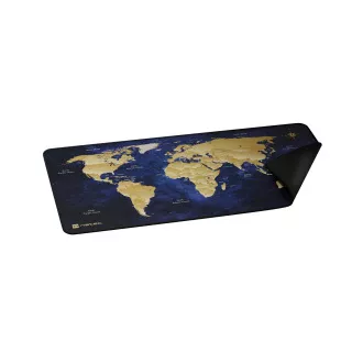 Maxi-Mauspad Natec WORLD, 80x40cm, blau