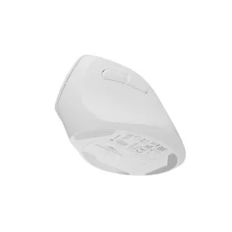 Natec CRAKE 2 Drahtlose Maus/Büro/Optisch/2 400 DPI/USB BT/Weiß/Vertikal/Optisch/Rechtshänder
