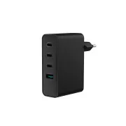 Universal USB-Ladegerät Natec GaN 100W, 3X USB-C, 1X USB-A, Schwarz