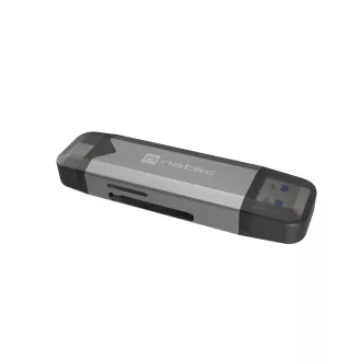 Natec SCARAB 3 USB-A USB-C 3.1 GEN 1/microSD/microSDHC/microSDXC/SD/SDHC/SDXC/T-Flash Kartenleser Natec SCARAB 3 USB-A USB-C 3.1 GEN 1/microSD/microSDHC/microSDXC/SD/SDHC/SDXC/T-Flash Kartenleser